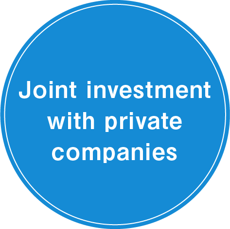 Joint investment with private companies