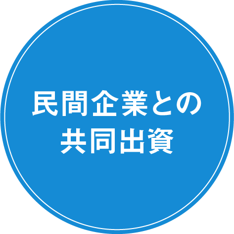 民間企業との共同出資